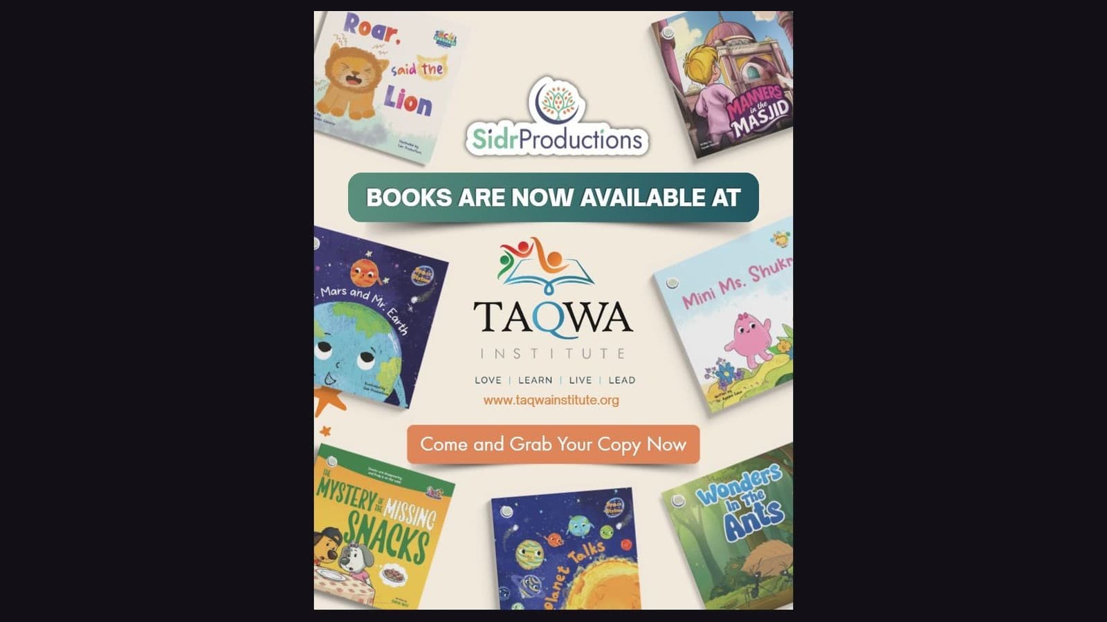Taqwa Institute Becomes Official Stockist of Sidr Productions