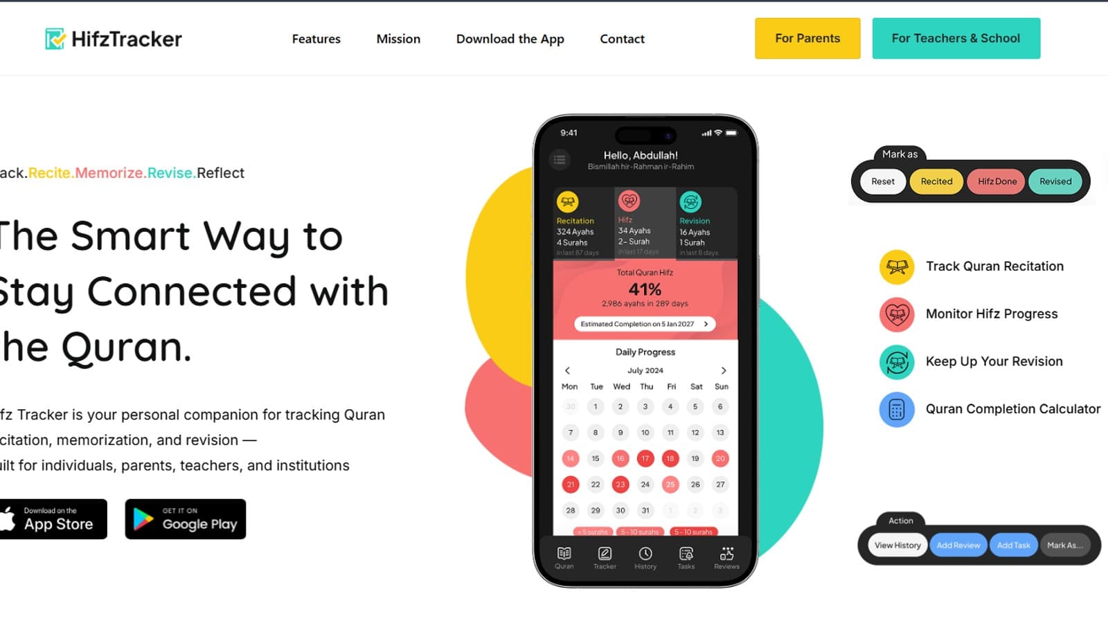 Hifz Tracker to Launch at Taqwa Institute in September 2026